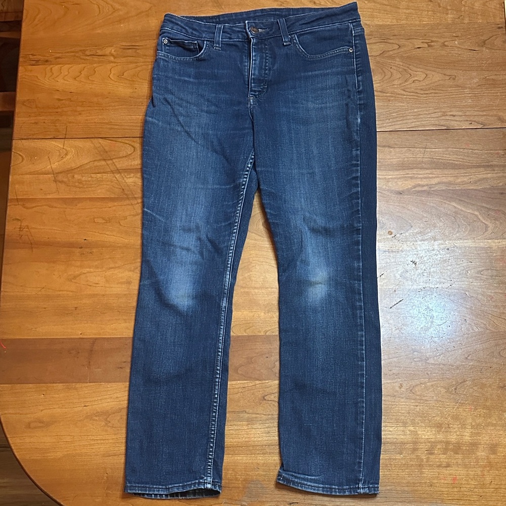 Dark Blue Denim Jeans Lee size 10